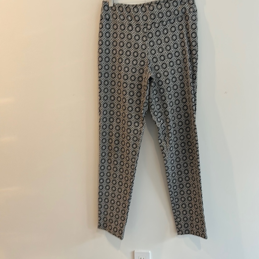 Printed straight leg pants